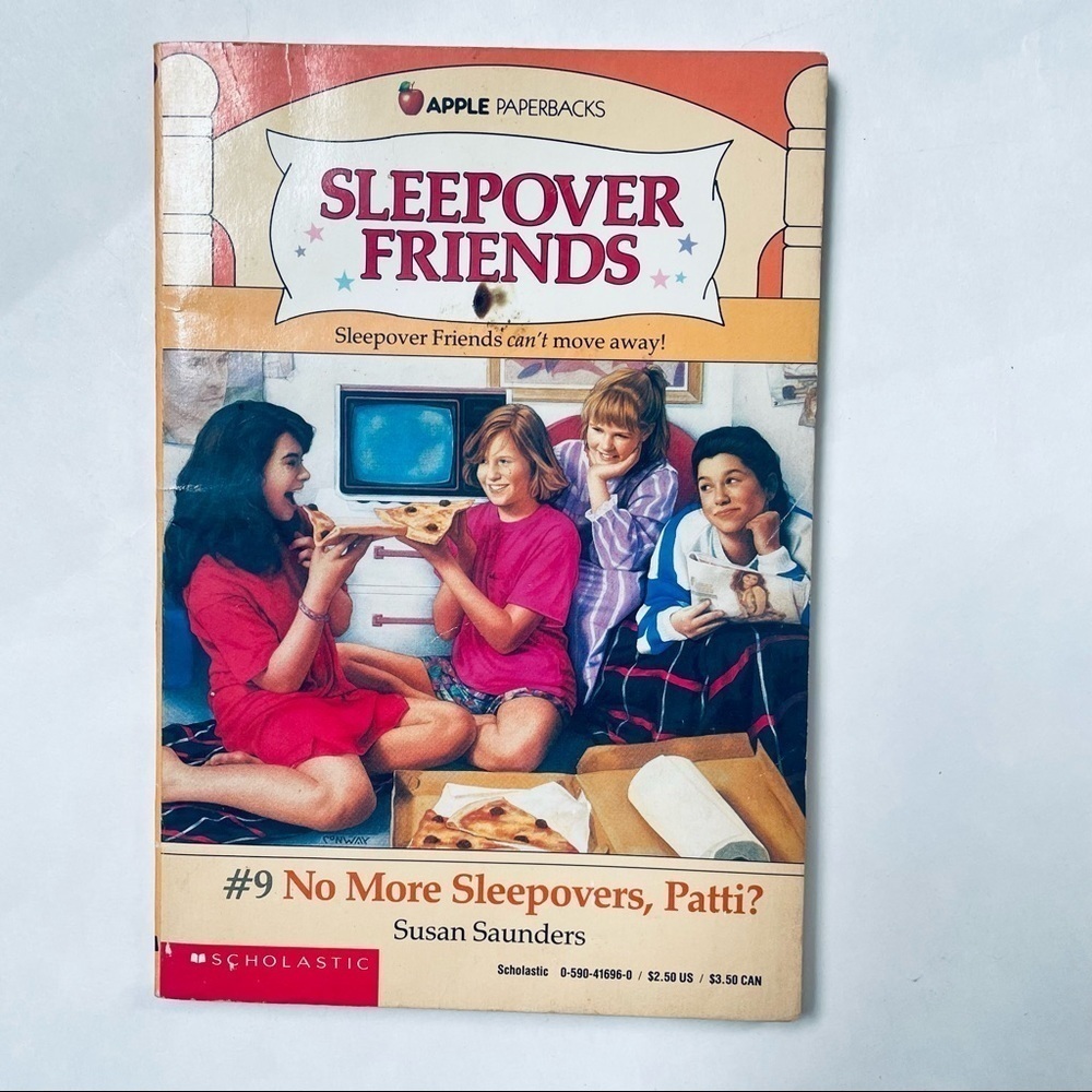 Vintage Sleepover Friends Susan Saunders Apple Paperbacks Softcover Books Lot - Picture 5 of 16